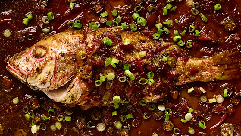 Nina Compton’s Feast-Worthy Brown Stew Snapper for Mardi Gras