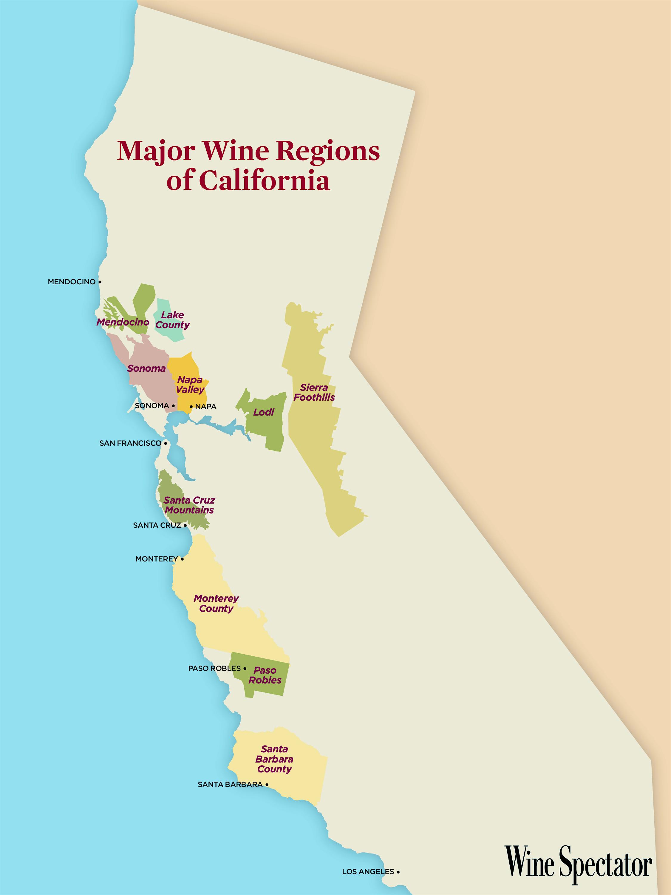 Map of top level country of this wine