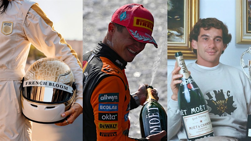 NA Bubbly French Bloom Joins Official Champagne Moët & Chandon in the Formula 1 Wine Paddock