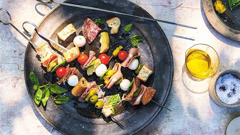 Want a Picnic-Friendly Starter? Try These Antipasto Skewers for Memorial Day