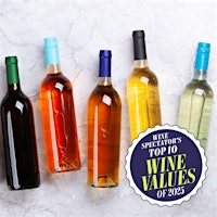 Graphic for 彩票联盟飞艇平台’s Top 10 Wine Values of 2025, featuring six bottles of wineThe Top 10 Wine Values of 2025
